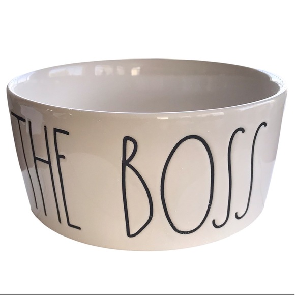 Rae Dunn Other - ❤️‍🔥❤️‍🔥Rae Dunn THE BOSS Dog Bowl